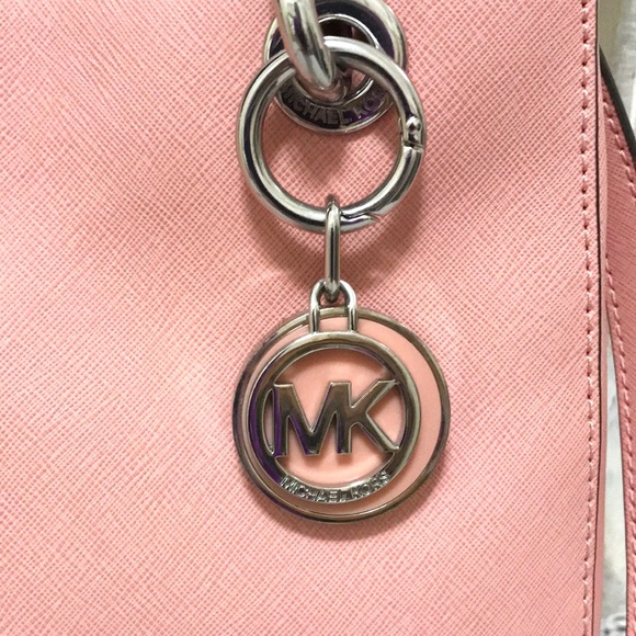 Michael Kors Saffiano Leather Cynthia Satchel - Picture 9 of 16